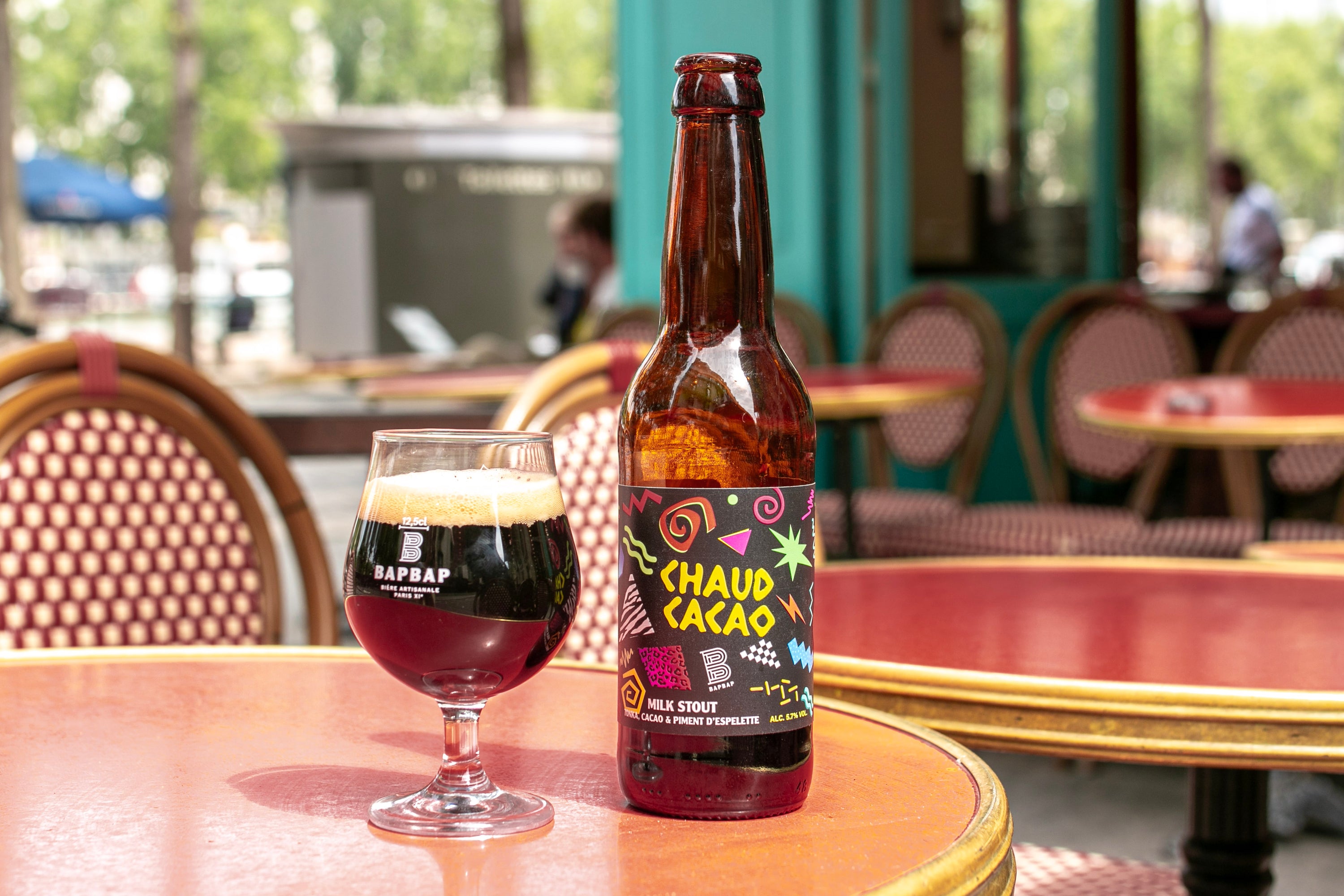 Chaud Cacao BAPBAP — Milk Stout artisanale cacao et piment d'Espelette 33cl