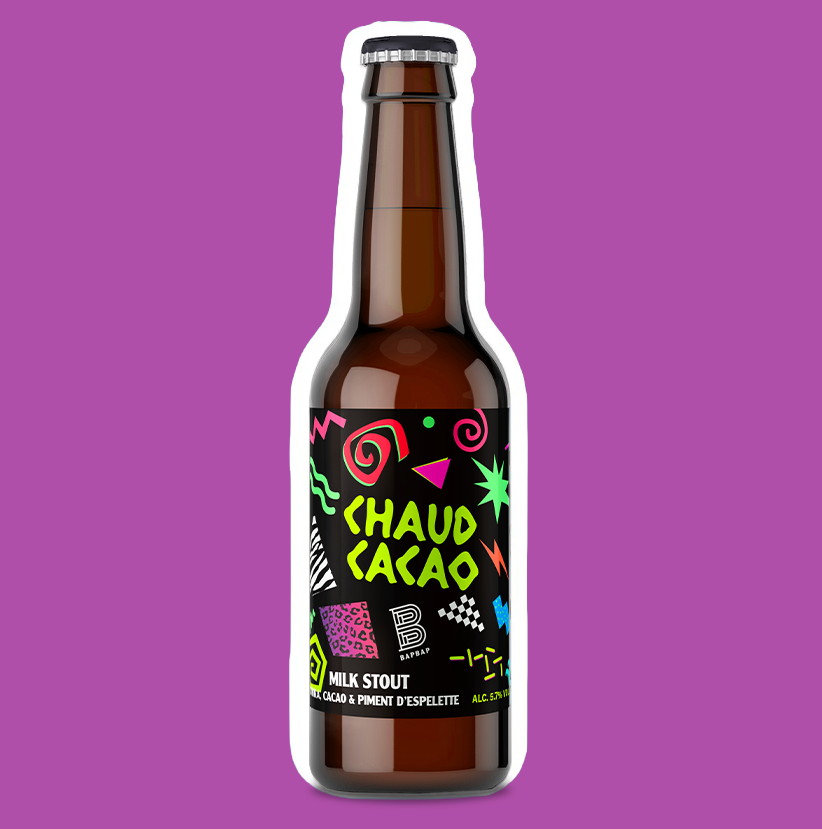 Bière éphémère Chaud Cacao — Brasserie BAPBAP Paris